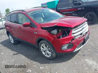 2018 Ford Escape SEL with VIN 1FMCU9HD6JUB74609, listed as a IAAI auction lot 42027479 with 54,935 mi miles. Bid and sale history available at carsss.com. Image 1.