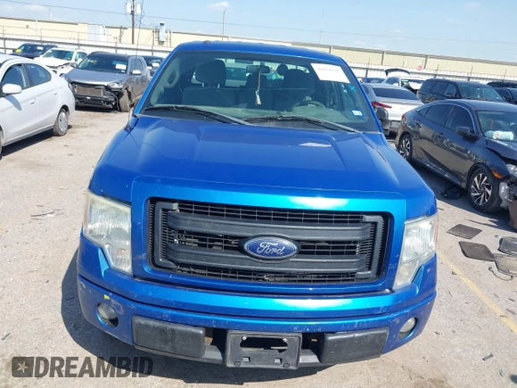 2013 Ford F-150 XL with VIN 1FTFX1CF1DFA73442, listed as a IAAI auction lot 41858345 with 127,993 mi miles. Bid and sale history available at carsss.com. Image 12.
