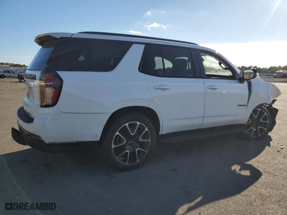 2021 Chevrolet Tahoe RST with VIN 1GNSKRKD3MR319392, listed as a Copart auction lot 72596784 with 0 mi miles and Non Repairable. Bid and sale history available at carsss.com. Image 3.