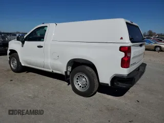 2023 Chevrolet Silverado 1500 Work Truck with VIN 3GCNAAEK6PG361693, listed as a Copart auction lot 50543525 with 152,226 mi miles and Clean Title. Bid and sale history available at carsss.com. Image 2.