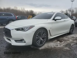 2019 Infiniti Q60 Luxe with VIN JN1EV7EL3KM290140, listed as a Copart auction lot 45725095 with 28,244 mi miles and Salvage Title. Bid and sale history available at DreamBid. Image 1.