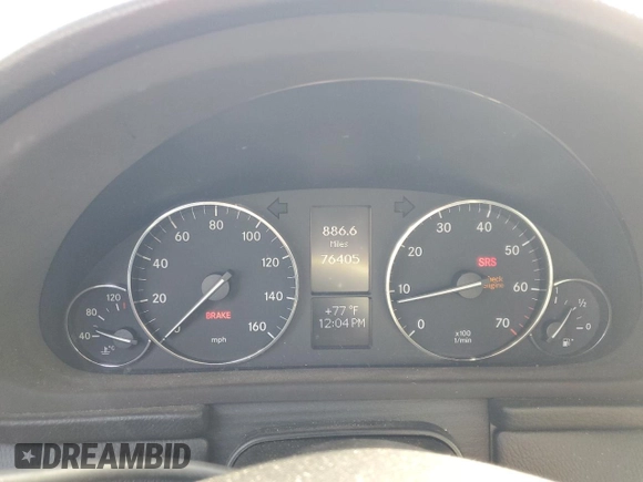 2006 Mercedes-Benz C 230 Sport with VIN WDBRF52H76F764986, listed as a Copart auction lot 49978785 with 76,405 mi miles and Clean Title. Bid and sale history available at carsss.com. Image 9.