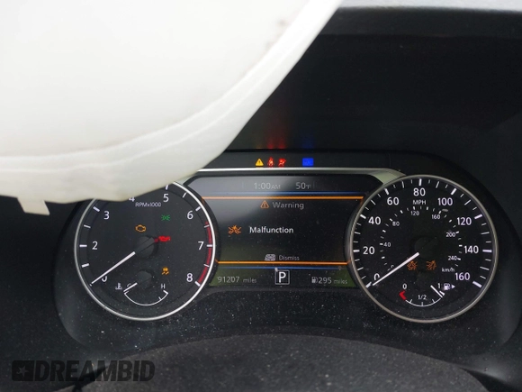 2022 Nissan Sentra SV with VIN 3N1AB8CV3NY310065, listed as a IAAI auction lot 41527662 with 91,207 mi miles and . Bid and sale history available at DreamBid. Image 15.
