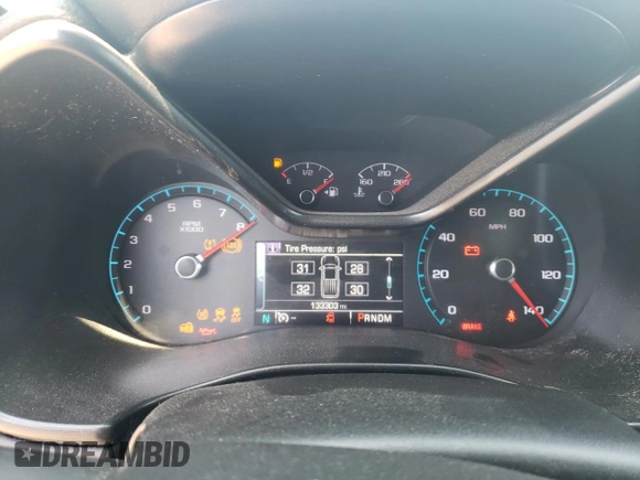 2016 Chevrolet Colorado 2WD LT with VIN 1GCHSCE38G1133465, listed as a Copart auction lot 60811624 with 133,303 mi miles and Salvage Title. Bid and sale history available at carsss.com. Image 9.
