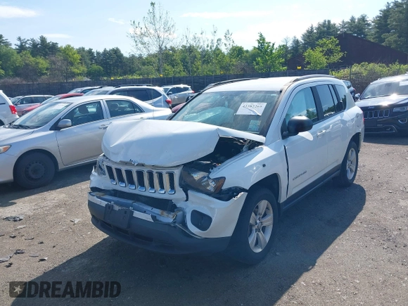 2017 Jeep Compass Sport SE z VIN 1C4NJDBB5HD107025, wystawiony jako IAAI lot #42382265 z przebiegiem Nie podano mil oraz . Historia ofert i sprzedaży dostępna na DreamBid. Obrazek 17.