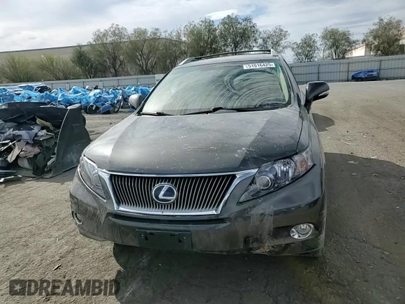 2010 Lexus RX 450h with VIN JTJBC1BA1A2414418, listed as a Copart auction lot 51016425 with 47,883 mi miles and Salvage Title. Bid and sale history available at DreamBid. Image 11.