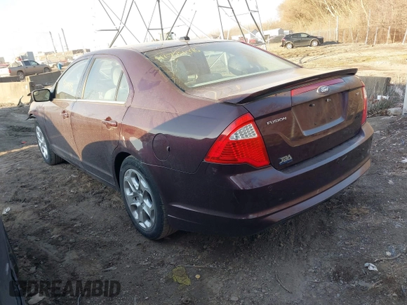 2011 Ford Fusion SE with VIN 3FAHP0HA2BR165178, listed as a IAAI auction lot 41774046 with 130,000 mi miles. Bid and sale history available at carsss.com. Image 3.