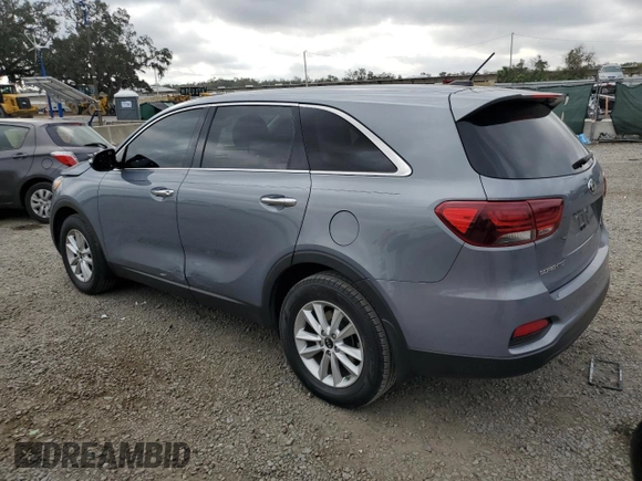2020 Kia Sorento LX with VIN 5XYPG4A37LG643258, listed as a Copart auction lot 46093245 with 122,379 mi miles and Salvage Title. Bid and sale history available at carsss.com. Image 2.