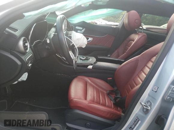 2021 Mercedes-Benz C 300 with VIN W1KWF8DB1MR604683, listed as a Copart auction lot 55934465 with Not provided miles and Salvage title. Bid and sale history available at DreamBid. Image 7.