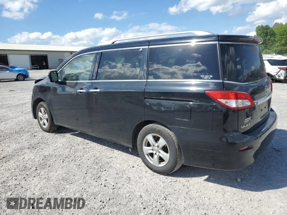 2014 Nissan Quest SV z VIN JN8AE2KP0E9105480, wystawiony jako Copart lot #55634095 z przebiegiem 122 369 mil mil oraz Szkoda całkowita • Salvage title. Historia ofert i sprzedaży dostępna na DreamBid. Obrazek 2.