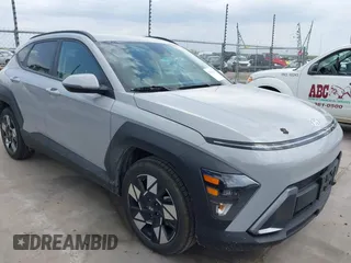 2025 Hyundai Kona SEL with VIN KM8HB3AB8SU224753, listed as a IAAI auction lot 42116079 with 13,073 mi miles. Bid and sale history available at carsss.com. Image 1.