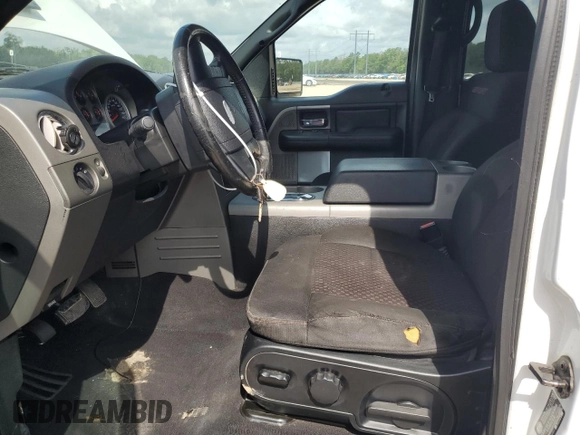 2007 Ford F-150 XLT with VIN 1FTPW12V27KD37683, listed as a Copart auction lot 61747115 with 189,674 mi miles and Salvage title. Bid and sale history available at DreamBid. Image 7.