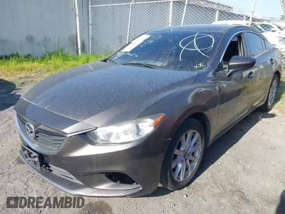 2016 Mazda 6 i Sport with VIN JM1GJ1U57G1425243, listed as a IAAI auction lot 41901771 with 135,155 mi miles and . Bid and sale history available at DreamBid. Image 2.