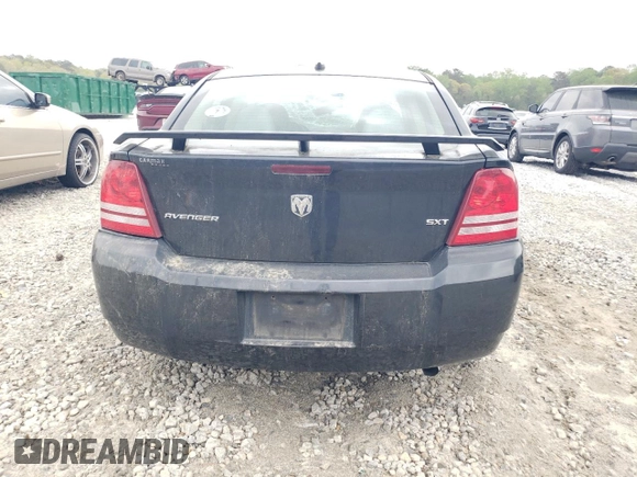 2008 Dodge Avenger SXT with VIN 1B3LC56K58N255091, listed as a Copart auction lot 51516735 with Not Provided miles and Salvage Title. Bid and sale history available at DreamBid. Image 6.
