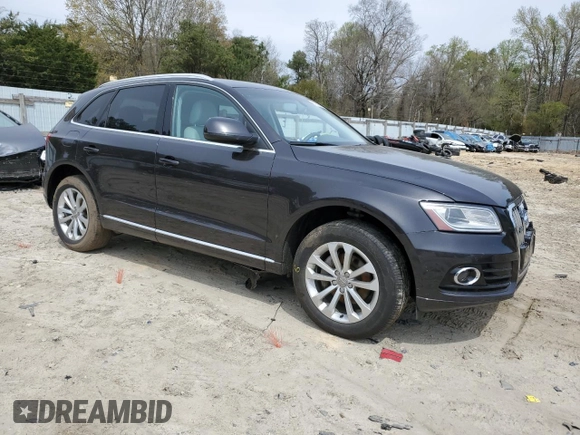 2014 Audi Q5 Premium Plus with VIN WA1LFAFP7EA125868, listed as a Copart auction lot 51979065 with 117,756 mi miles and Salvage title. Bid and sale history available at DreamBid. Image 4.