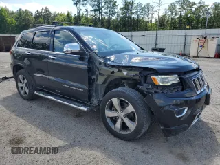 2016 Jeep Grand Cherokee Overland with VIN 1C4RJFCM9GC302353, listed as a Copart auction lot 58789604 with 87,826 mi miles and Clean title. Bid and sale history available at DreamBid. Image 4.