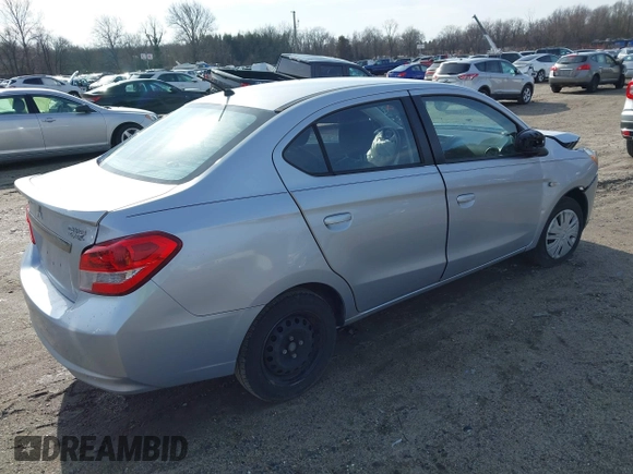 2017 Mitsubishi Mirage ES with VIN ML32F3FJ4HHF12680, listed as a IAAI auction lot 41467148 with 49,089 mi miles and . Bid and sale history available at DreamBid. Image 4.