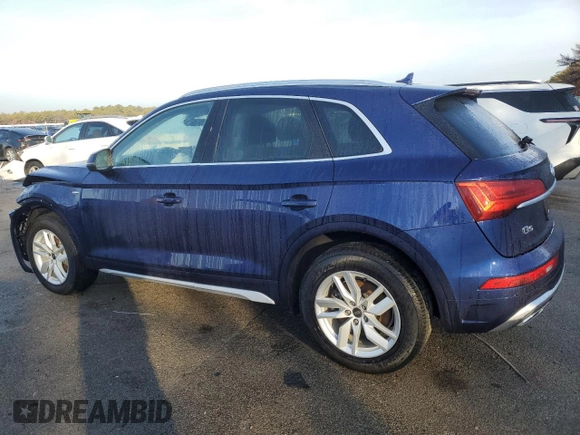 2023 Audi Q5 S line Premium with VIN WA1GAAFY1P2118579, listed as a Copart auction lot 43068015 with 15,662 mi miles and Salvage title. Bid and sale history available at DreamBid. Image 2.