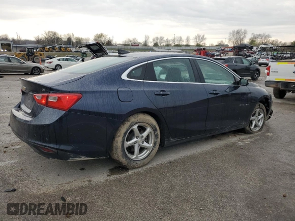 2016 Chevrolet Malibu LS with VIN 1G1ZB5STXGF280533, listed as a Copart auction lot 50703905 with 155,139 mi miles and Salvage Title. Bid and sale history available at DreamBid. Image 3.