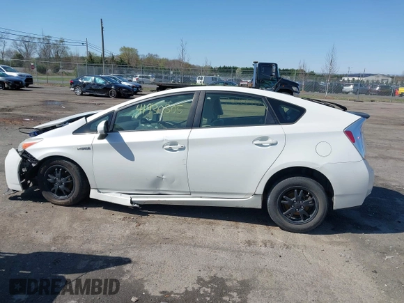 2012 Toyota Prius One with VIN JTDKN3DU3C5459734, listed as a IAAI auction lot 41930505 with 165,000 mi miles. Bid and sale history available at carsss.com. Image 14.
