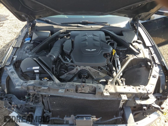 2017 Genesis G80 3.8L with VIN KMHGN4JE9HU175851, listed as a Copart auction lot 50751995 with 97,300 mi miles and Salvage title. Bid and sale history available at DreamBid. Image 11.