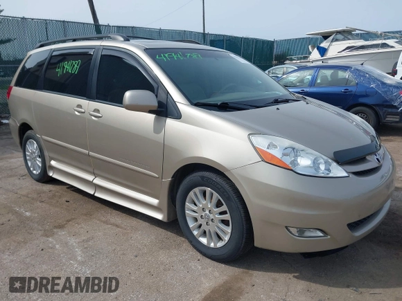 2008 Toyota Sienna XLE with VIN 5TDZK22C68S188410, listed as a IAAI auction lot 41941789 with 164,147 mi miles and . Bid and sale history available at DreamBid. Image 1.
