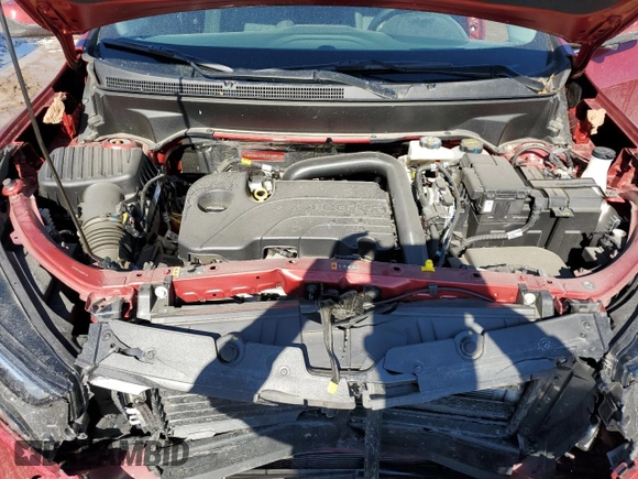 2024 Chevrolet Equinox LT with VIN 3GNAXUEG3RS225362, listed as a Copart auction lot 46871345 with 4,557 mi miles and Non Repairable. Bid and sale history available at DreamBid. Image 12.