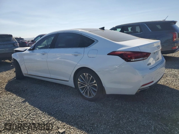2015 Hyundai Genesis 3.8L with VIN KMHGN4JE2FU079041, listed as a Copart auction lot 46536175 with 109,551 mi miles and Salvage Title. Bid and sale history available at DreamBid. Image 2.