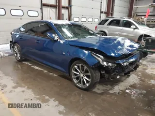 2020 Cadillac CT5 Sport with VIN 1G6DU5RK1L0118668, listed as a IAAI auction lot 40997647 with 37,307 mi miles. Bid and sale history available at carsss.com. Image 1.
