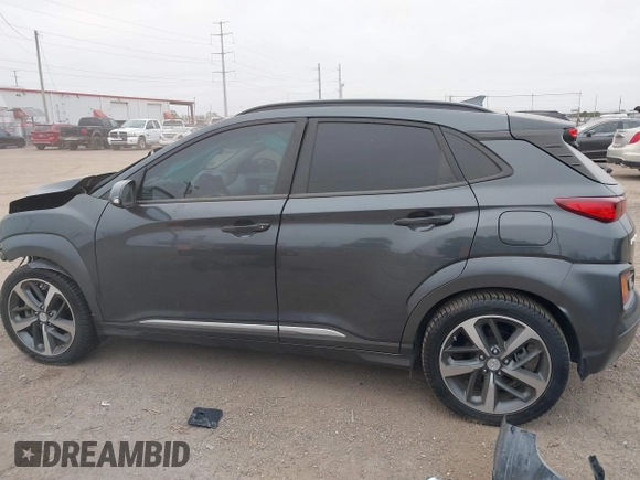 2019 Hyundai Kona Limited with VIN KM8K33A51KU355200, listed as a IAAI auction lot 41577081 with 14,718 mi miles. Bid and sale history available at carsss.com. Image 15.