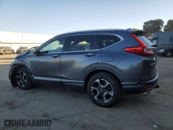2017 Honda CR-V Touring with VIN 2HKRW1H98HH505555, listed as a Copart auction lot 42768045 with 107,723 mi miles and Salvage Title. Bid and sale history available at carsss.com. Image 2.