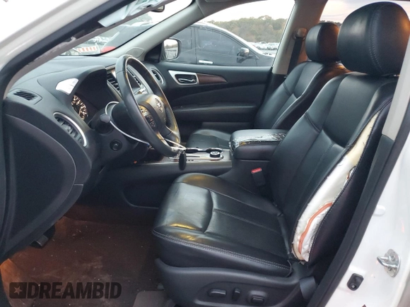 2018 Nissan Pathfinder Platinum with VIN 5N1DR2MMXJC616722, listed as a Copart auction lot 79329804 with 106,343 mi miles and Salvage title. Bid and sale history available at DreamBid. Image 7.