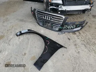 2013 Audi A8 L 3.0L with VIN WAURGAFD7DN004393, listed as a Copart auction lot 48186015 with 98,174 mi miles and Salvage Title. Bid and sale history available at carsss.com. Image 12.
