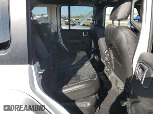 2021 Jeep Wrangler Unlimited Sahara with VIN 1C4JJXP68MW727782, listed as a Copart auction lot 44199985 with 79,861 mi miles and Salvage Title. Bid and sale history available at DreamBid. Image 11.