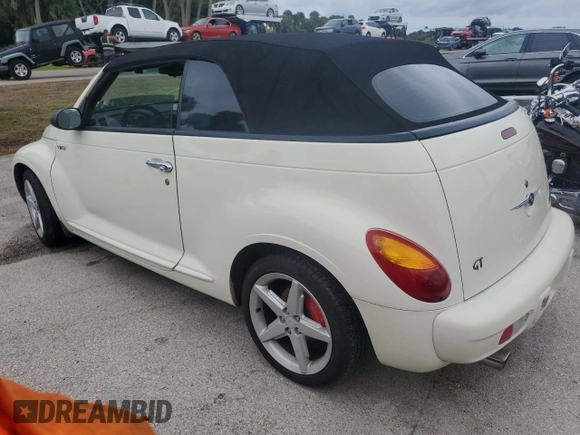 2005 Chrysler PT Cruiser GT with VIN 3C3AY75S25T337168, listed as a Copart auction lot 74942944 with 0 mi miles and Salvage Title. Bid and sale history available at carsss.com. Image 2.