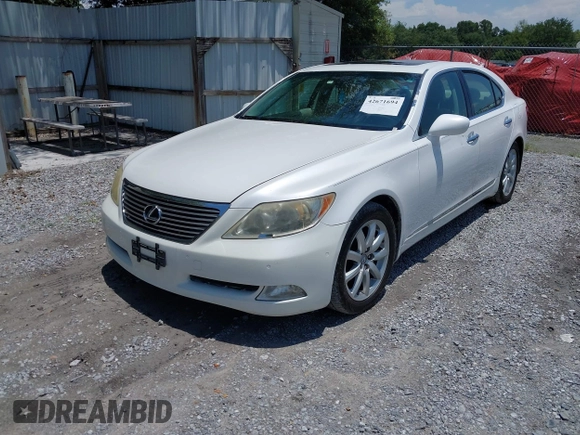 2007 Lexus LS 460 z VIN JTHBL46F175027870, wystawiony jako IAAI lot #42671694 z przebiegiem 197 941 mil mil oraz . Historia ofert i sprzedaży dostępna na DreamBid. Obrazek 2.