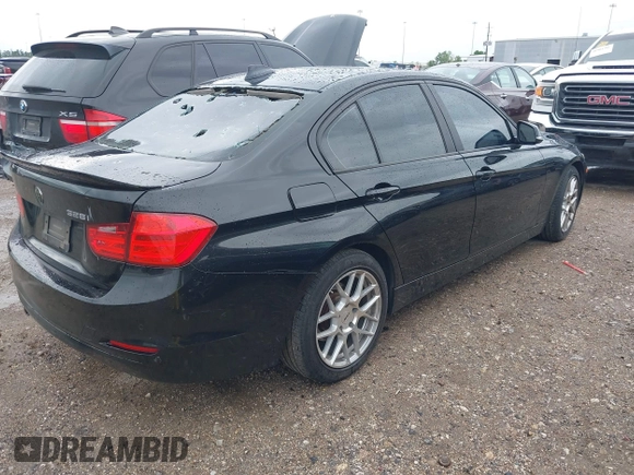 2015 BMW 3 Series 328i with VIN WBA3A5G50FNS91133, listed as a IAAI auction lot 41890141 with 119,495 mi miles. Bid and sale history available at carsss.com. Image 4.