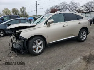 2012 Lexus RX 350 with VIN 2T2BK1BA5CC147158, listed as a Copart auction lot 52593775 with 0 mi miles and Salvage Title. Bid and sale history available at carsss.com. Image 1.