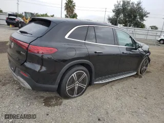 2023 Mercedes-Benz EQS with VIN 4JGDM2EB0PA008000, listed as a Copart auction lot 71283603 with 338 mi miles. Bid and sale history available at carsss.com. Image 3.