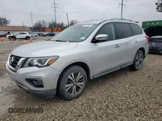 2017 Nissan Pathfinder SV with VIN 5N1DR2MN4HC673551, listed as a Copart auction lot 44277655 with 125,912 mi miles and Clean Title. Bid and sale history available at carsss.com. Image 1.