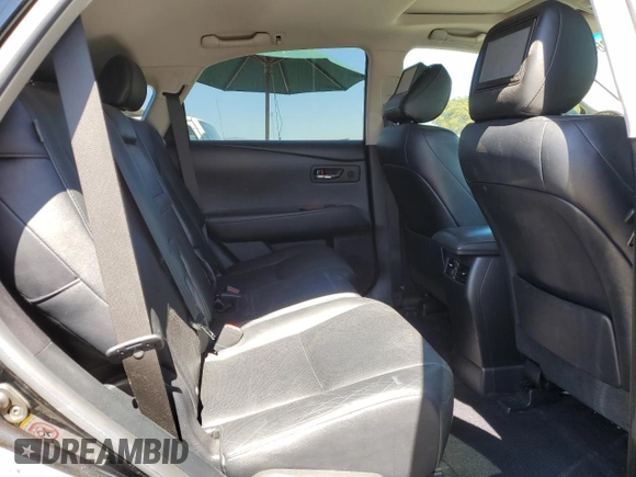 2011 Lexus RX 450h with VIN JTJBC1BAXB2034849, listed as a Copart auction lot 62915265 with 168,558 mi miles and Salvage title. Bid and sale history available at DreamBid. Image 11.