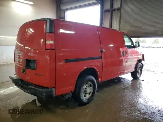 2006 Chevrolet Express Cargo Van with VIN 1GCGG25V561210610, listed as a Copart auction lot 51284105 with 194,595 mi miles and Salvage Title. Bid and sale history available at carsss.com. Image 3.
