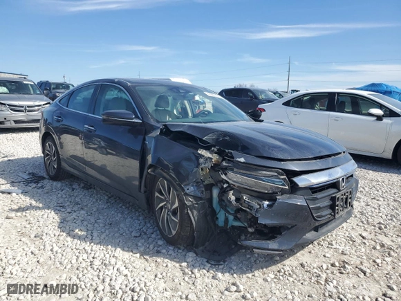 2019 Honda Insight Touring with VIN 19XZE4F93KE022378, listed as a Copart auction lot 47060595 with 36,180 mi miles and Salvage Title. Bid and sale history available at carsss.com. Image 4.