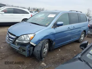 2007 Honda Odyssey EX with VIN 5FNRL38447B067235, listed as a IAAI auction lot 41899502 with 201,798 mi miles. Bid and sale history available at carsss.com. Image 18.