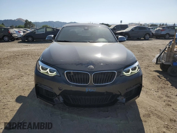 2018 BMW 2 Series M240i with VIN WBA2J5C52JVC07276, listed as a Copart auction lot 59146135 with 66,277 mi miles and Salvage title. Bid and sale history available at DreamBid. Image 5.