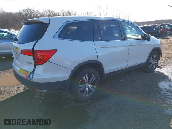 2017 Honda Pilot EX with VIN 5FNYF6H31HB051328, listed as a IAAI auction lot 41598959 with 37,799 mi miles and . Bid and sale history available at DreamBid. Image 4.