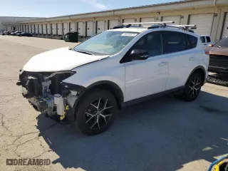 2017 Toyota RAV4 SE with VIN JTMJFREV3HJ715095, listed as a Copart auction lot 49233875 with 74,950 mi miles and Salvage Title. Bid and sale history available at carsss.com. Image 1.