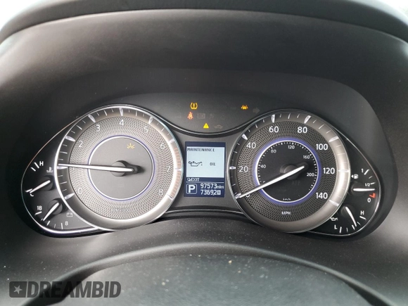 2019 Infiniti QX80 LUXE with VIN JN8AZ2NE1K9230269, listed as a Copart auction lot 39197074 with 97,573 mi miles. Bid and sale history available at carsss.com. Image 9.