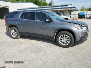 2020 Chevrolet Traverse LS with VIN 1GNEVFKW4LJ315658, listed as a Copart auction lot 55721495 with 80,808 mi miles and Salvage title. Bid and sale history available at DreamBid. Image 4.