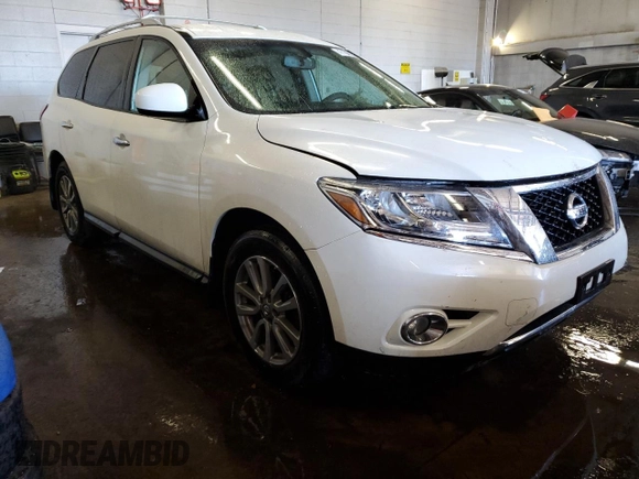 2016 Nissan Pathfinder S with VIN 5N1AR2MMXGC652177, listed as a Copart auction lot 47100055 with 122,497 mi miles and Salvage Title. Bid and sale history available at carsss.com. Image 4.